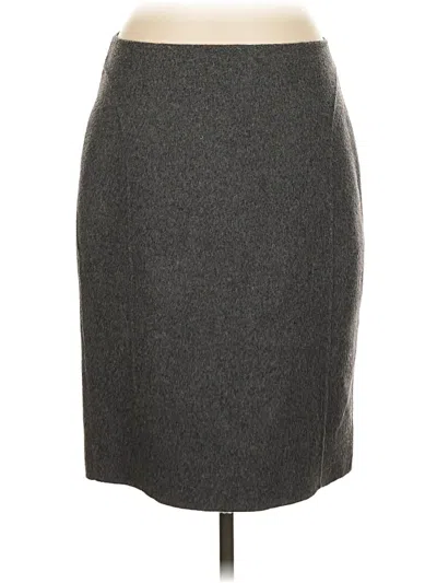 Pre-owned Talbots Formal Skirt In Gray