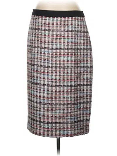 Pre-owned Talbots Formal Skirt In Gray