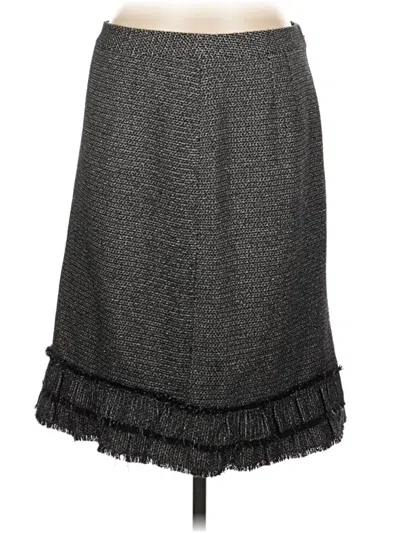 Pre-owned Talbots Formal Skirt In Gray