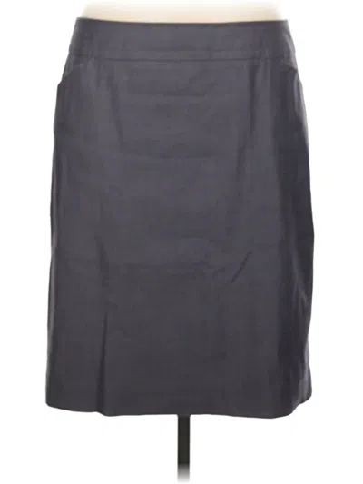 Pre-owned Talbots Formal Skirt In Gray
