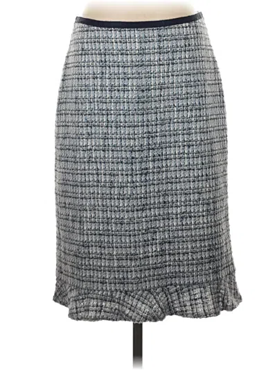 Pre-owned Talbots Formal Skirt In Gray