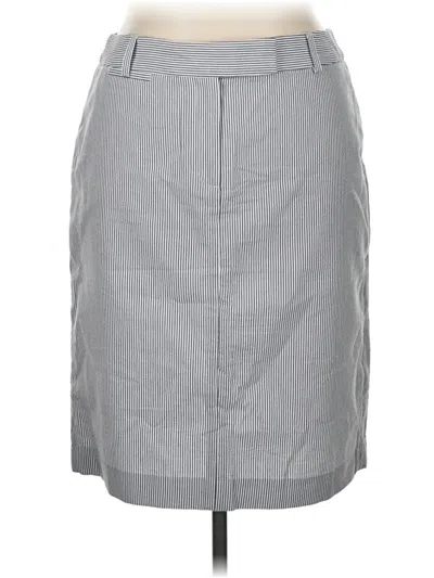 Pre-owned Talbots Formal Skirt In Gray