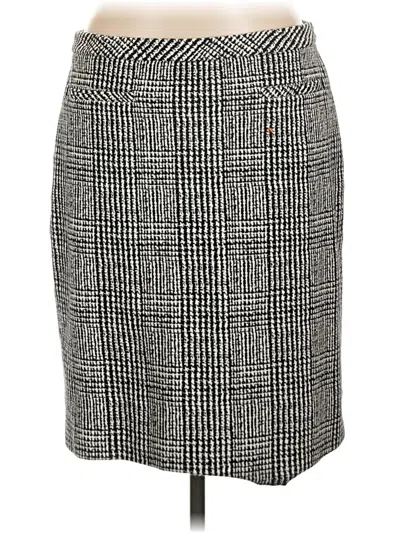 Pre-owned Talbots Formal Skirt In Gray