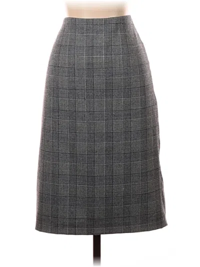 Pre-owned Talbots Formal Skirt In Gray
