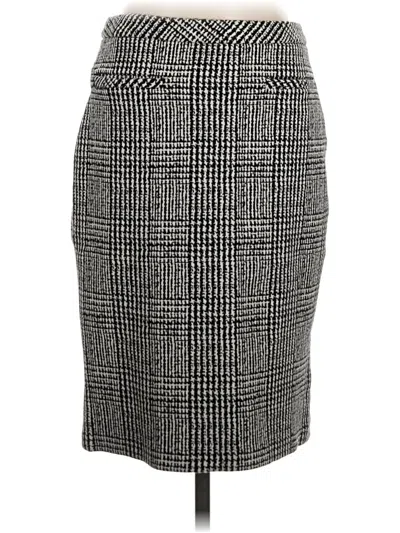 Pre-owned Talbots Formal Skirt In Gray