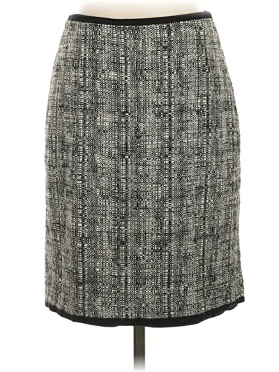 Pre-owned Talbots Formal Skirt In Gray