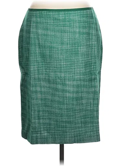 Pre-owned Talbots Formal Skirt In Green