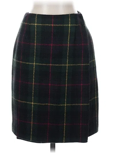 Pre-owned Talbots Formal Skirt In Green