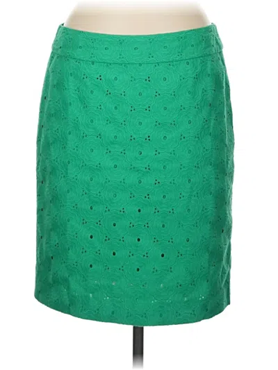 Pre-owned Talbots Formal Skirt In Green