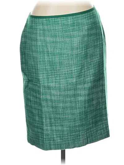 Pre-owned Talbots Formal Skirt In Green