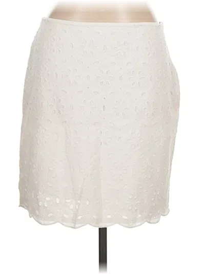 Pre-owned Talbots Formal Skirt In Ivory