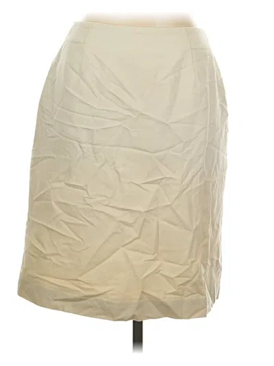 Pre-owned Talbots Formal Skirt In Ivory