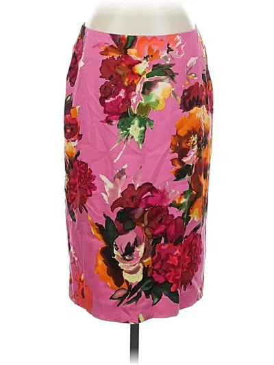 Pre-owned Talbots Formal Skirt In Pink