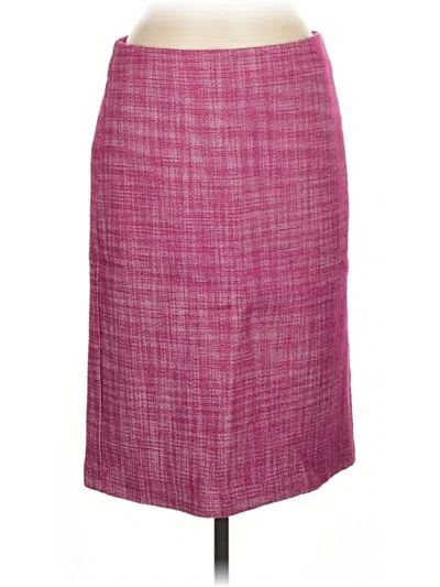 Pre-owned Talbots Formal Skirt In Pink
