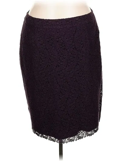 Pre-owned Talbots Formal Skirt In Purple