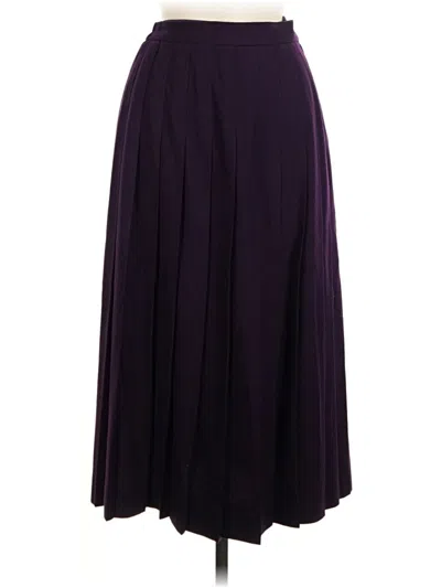 Pre-owned Talbots Formal Skirt In Purple
