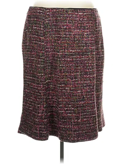 Pre-owned Talbots Formal Skirt In Purple