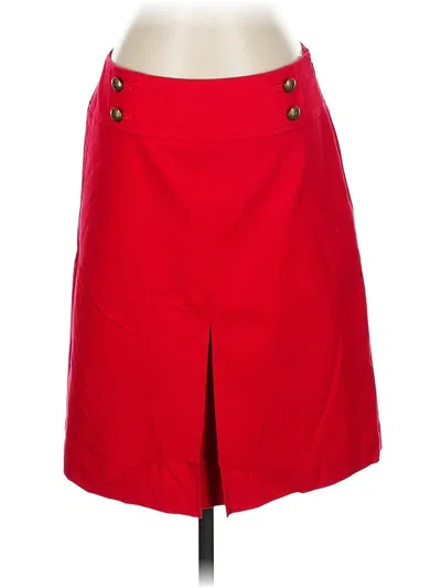 Pre-owned Talbots Formal Skirt In Red