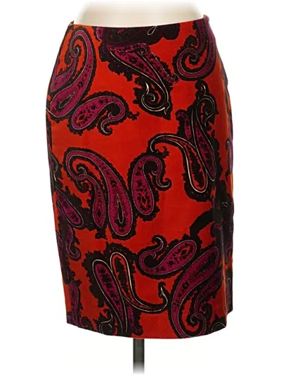 Talbots Formal Skirt In Red