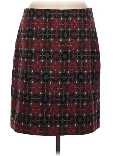 Pre-owned Talbots Formal Skirt In Red