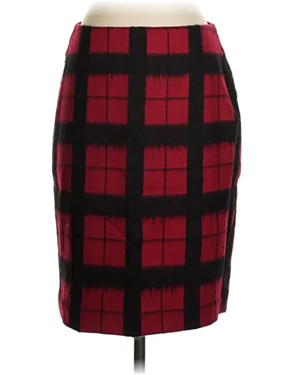 Pre-owned Talbots Formal Skirt In Red