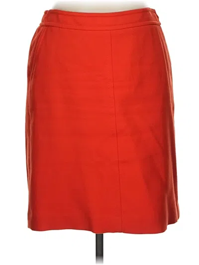 Pre-owned Talbots Formal Skirt In Red