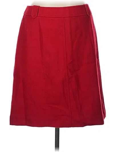 Pre-owned Talbots Formal Skirt In Red