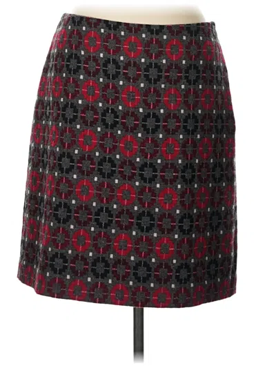 Pre-owned Talbots Formal Skirt In Red