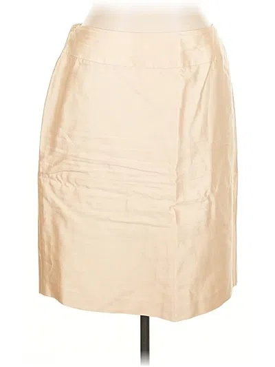 Pre-owned Talbots Formal Skirt In Tan
