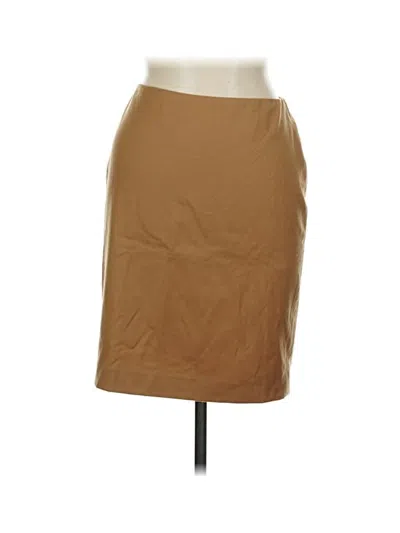 Pre-owned Talbots Formal Skirt In Tan