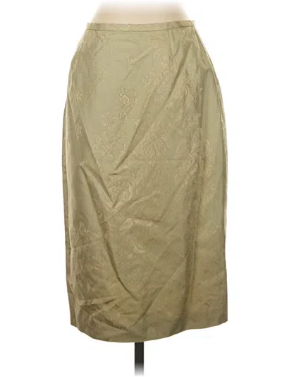 Pre-owned Talbots Formal Skirt In Tan