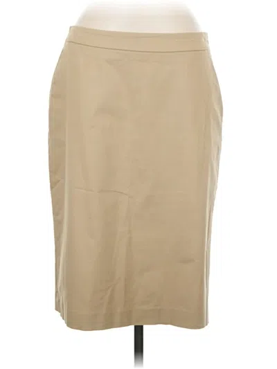 Pre-owned Talbots Formal Skirt In Tan