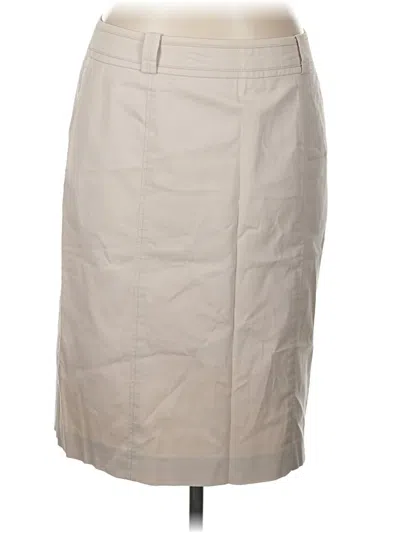 Pre-owned Talbots Formal Skirt In Tan
