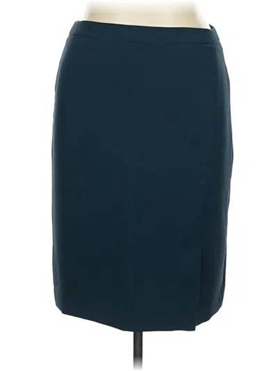 Pre-owned Talbots Formal Skirt In Teal