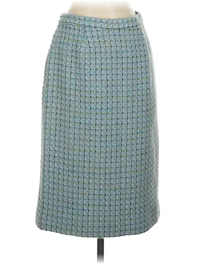 Pre-owned Talbots Formal Skirt In Teal
