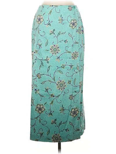 Pre-owned Talbots Formal Skirt In Teal