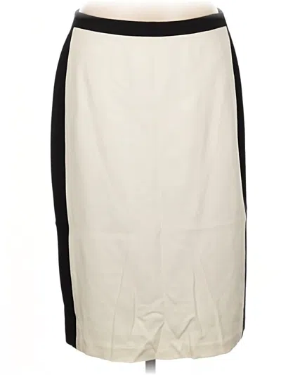 Talbots Formal Skirt In White