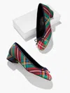 Talbots Gabriel Block Heel Pumps - Joyful Tartan - Blue - 11m  In Multi