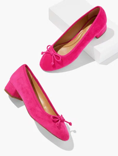 Talbots Gabriel Suede Pumps - Very Berry - 11m  In Purple