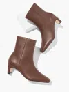 Talbots Galen Nappa Ankle Boots - Dark Walnut - 11m  In Brown