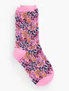 Talbots Gathered Leaves Trouser Socks - Moonlite Mauve - 001  In Moonlite Mauve