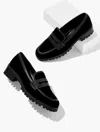 Talbots Gianna Velvet Penny Loafers - Black - 11m  In Black