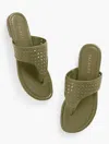 Talbots Gigi Faux Nappa Sandals - Burnt Olive - 11m