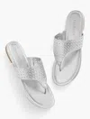 Talbots Gigi Sandals - Metallic - Silver - 11m  In Silver