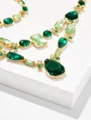 Talbots Greenwich Gallery Necklace - Lush Green/gold - 001  In Green