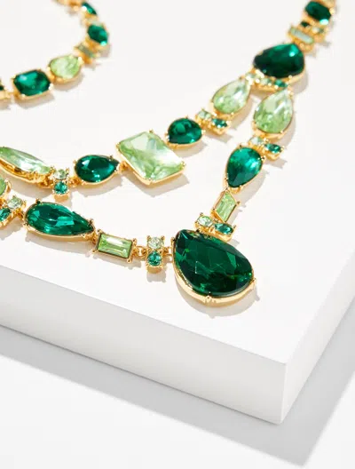Talbots Greenwich Gallery Necklace - Lush Green/gold - 001