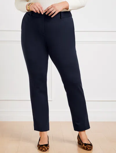 Talbots Hampshire Ankle Pants - Ponte - Blue - 22