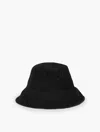 Talbots Hat Attack Chic Crochet Bucket Hat - Black - 001  In Black