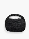 Talbots Hat Attack Paper Straw Bag - Black - 001