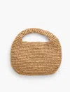 Talbots Hat Attack Paper Straw Bag - Toast - 001